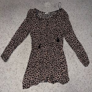 ee:some cheetah print dress. Size: M